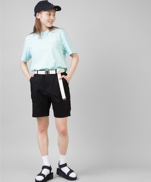 SPINNS（スピンズ）の「ハーフチノパンツ（チノパンツ・レディース・ブラック/ベージュ/グリーン・ONESIZE）」の15枚目の写真