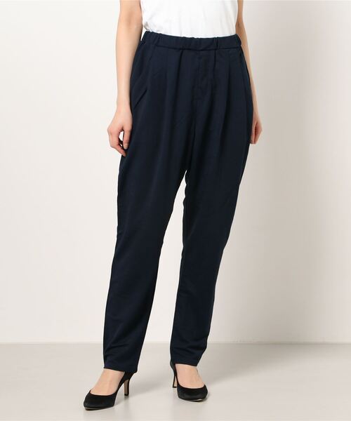 RAG MACHINE（ラグマシーン）の「【RAG MACHINE】「nobee」 楽伸びSUMMERテーパードパンツ（その他パンツ・レディース・ベージュ/オリーブ/ブラック/ネイビー/パープル/ブルー・L/M/S）」の4枚目の写真