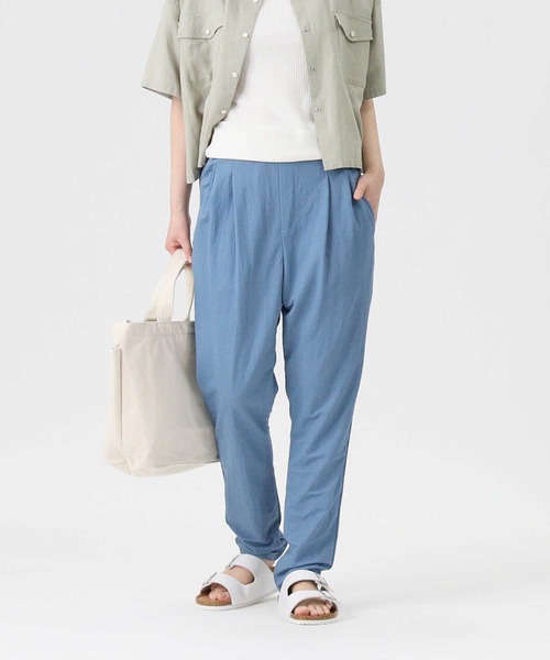 RAG MACHINE（ラグマシーン）の「【RAG MACHINE】「nobee」 楽伸びSUMMERテーパードパンツ（その他パンツ・レディース・ベージュ/オリーブ/ブラック/ネイビー/パープル/ブルー・L/M/S）」の5枚目の写真