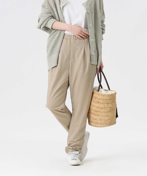 RAG MACHINE（ラグマシーン）の「【RAG MACHINE】「nobee」 楽伸びSUMMERテーパードパンツ（その他パンツ・レディース・ベージュ/オリーブ/ブラック/ネイビー/パープル/ブルー・L/M/S）」の16枚目の写真