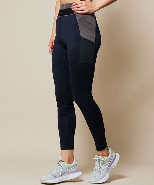 SN super.natural（スーパーナチュラル）の「【super.natural】MOVEMENT カラーブロッキングタイツ（レギンス/スパッツ・レディース・ブラック系その他・S）」の10枚目の写真