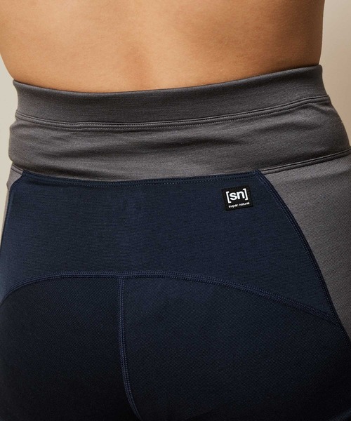 SN super.natural（スーパーナチュラル）の「【super.natural】MOVEMENT カラーブロッキングタイツ（レギンス/スパッツ・レディース・ブラック系その他・S）」の5枚目の写真