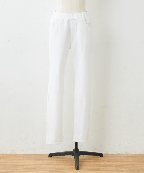 BEARDSLEY（ビアズリー）の「コットンレーヨンパギンス（その他パンツ・レディース・ホワイト/ブラック/カーキ・0/1）」の4枚目の写真