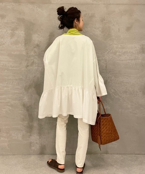 BEARDSLEY（ビアズリー）の「コットンレーヨンパギンス（その他パンツ・レディース・ホワイト/ブラック/カーキ・0/1）」の16枚目の写真