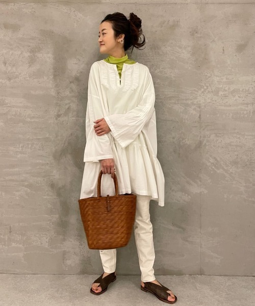 BEARDSLEY（ビアズリー）の「コットンレーヨンパギンス（その他パンツ・レディース・ホワイト/ブラック/カーキ・0/1）」の15枚目の写真