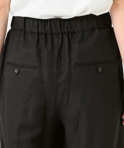 JOURNAL STANDARD（ジャーナルスタンダード）の「《WEB限定》レーヨン麻クロップドワイドパンツ◆（その他パンツ・レディース・ブラック/ベージュ・38/36）」の15枚目の写真