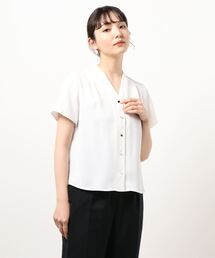 N.（N. Natural Beauty Basic） | ガルーダドビークロスシャツ(シャツ/ブラウス)