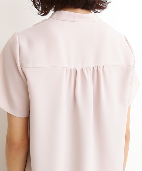 N.（N. Natural Beauty Basic）（エヌエヌナチュラルビューティーベーシック）の「ガルーダドビークロスシャツ（シャツ/ブラウス・レディース・ホワイト/ベージュ/ピンク/ネイビー・MEDIUM）」の12枚目の写真