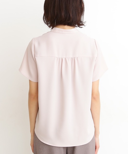 N.（N. Natural Beauty Basic）（エヌエヌナチュラルビューティーベーシック）の「ガルーダドビークロスシャツ（シャツ/ブラウス・レディース・ホワイト/ベージュ/ピンク/ネイビー・MEDIUM）」の10枚目の写真
