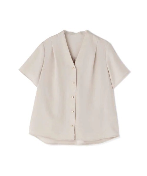 N.（N. Natural Beauty Basic）（エヌエヌナチュラルビューティーベーシック）の「ガルーダドビークロスシャツ（シャツ/ブラウス・レディース・ホワイト/ベージュ/ピンク/ネイビー・MEDIUM）」の20枚目の写真