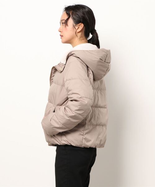 PICCIN（ピッチン）の「フードファー付きダウンコート（ダウンジャケット/コート・レディース・ブラック/ベージュ/モカ・M/L）」の4枚目の写真