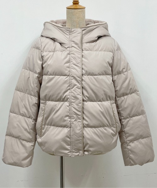 PICCIN（ピッチン）の「フードファー付きダウンコート（ダウンジャケット/コート・レディース・ブラック/ベージュ/モカ・M/L）」の18枚目の写真