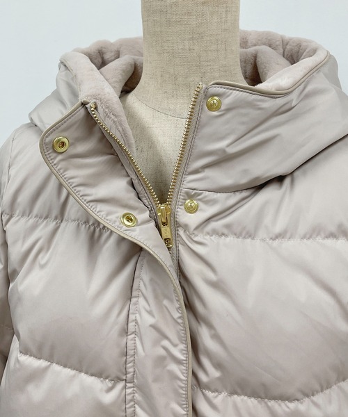 PICCIN（ピッチン）の「フードファー付きダウンコート（ダウンジャケット/コート・レディース・ブラック/ベージュ/モカ・M/L）」の14枚目の写真