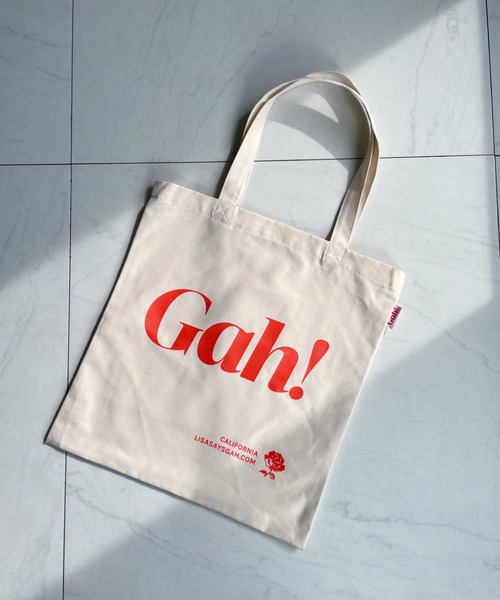at12:03(アットイチニーゼロサン)の「【Lisa Says Gah】 / CLASSIC GAH TOTE(トートバッグ・レディース・ピンク/ナチュラル・FREE)」の8枚目の写真
