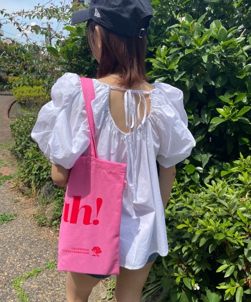 at12:03(アットイチニーゼロサン)の「【Lisa Says Gah】 / CLASSIC GAH TOTE(トートバッグ・レディース・ピンク/ナチュラル・FREE)」の5枚目の写真