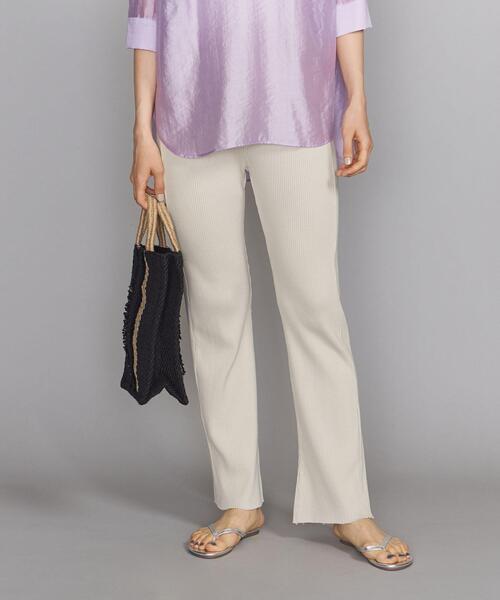 BEAUTY&YOUTH UNITED ARROWS（ビューティーアンドユースユナイテッドアローズ）の「BY コットンリブパンツ◆（その他パンツ・レディース・コバルトブルー/ダークブラウン/ナチュラル・SMALL/MEDIUM）」の5枚目の写真