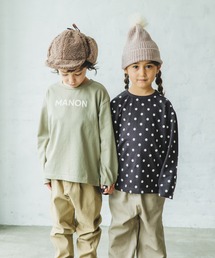pairmanon（ペアマノン）の「【プレミアムコットン100】ユニセックス 総柄プリント長袖Tシャツ２点セット（Tシャツ/カットソー・キッズ）」