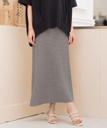 柄ニットロングスカート/952569