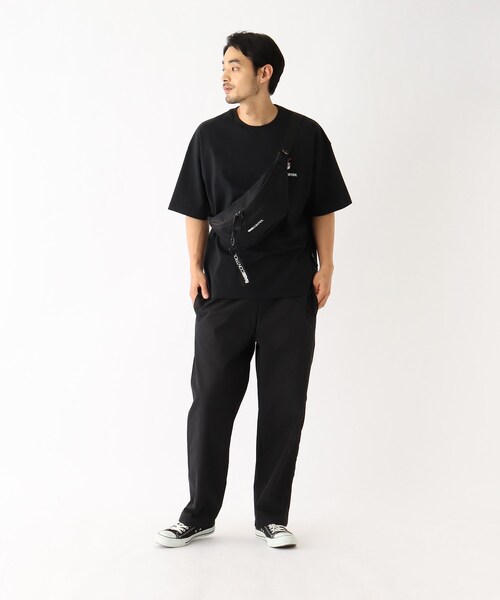 CORDURA（コーデュラ）の「◆CORDURA(R)コーデュラ・リサイクルヘザー ロゴ刺繍ミニショルダー ボディバッグ（ボディバッグ/ウエストポーチ・メンズ・ブラック系/ダークグレー/ブラック・99）」の13枚目の写真