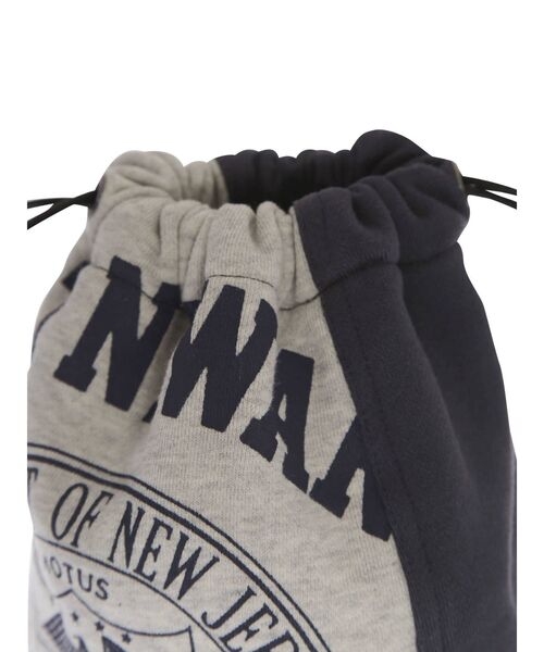 Ungrid（アングリッド）の「ロゴ巾着バッグ（ハンドバッグ・レディース・ライトグレー/ネイビー・FREE）」の9枚目の写真