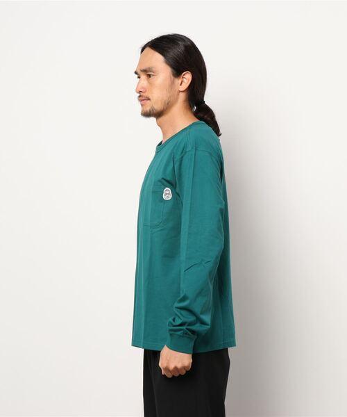 KRIFF MAYER（クリフメイヤー）の「抗菌ポケロンTEE（Tシャツ/カットソー・メンズ・グレー/オフホワイト/グリーン/レンガ/チャコール・SMALL/MEDIUM/LARGE/X-LARGE）」の6枚目の写真