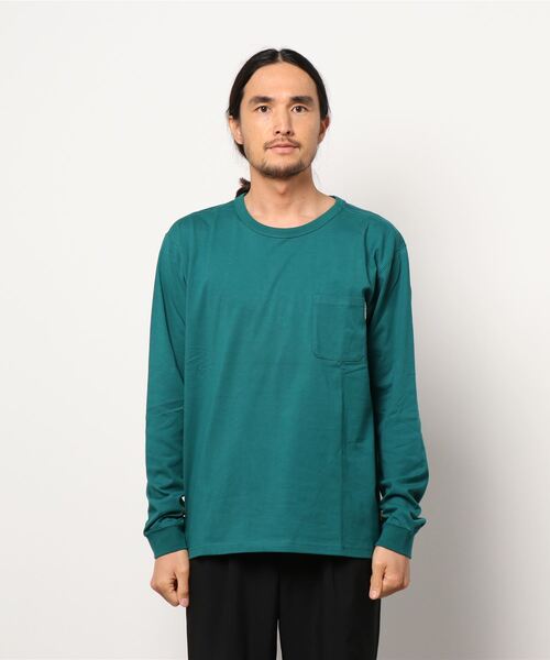 KRIFF MAYER（クリフメイヤー）の「抗菌ポケロンTEE（Tシャツ/カットソー・メンズ・グレー/オフホワイト/グリーン/レンガ/チャコール・SMALL/MEDIUM/LARGE/X-LARGE）」の12枚目の写真