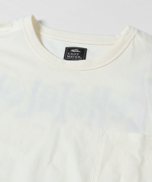 KRIFF MAYER（クリフメイヤー）の「抗菌ポケロンTEE（Tシャツ/カットソー・メンズ・グレー/オフホワイト/グリーン/レンガ/チャコール・SMALL/MEDIUM/LARGE/X-LARGE）」の14枚目の写真