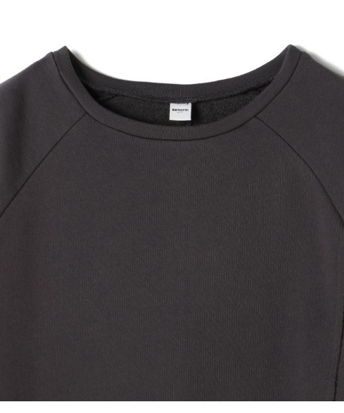 ReNorm（リノーム）の「ミニ裏毛アシメデザイントップス（Tシャツ/カットソー・レディース・ブラウン/ダークグレー・フリー）」の7枚目の写真