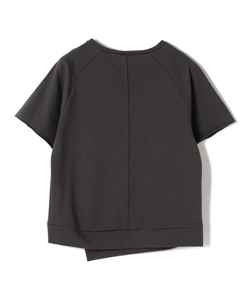 ReNorm（リノーム）の「ミニ裏毛アシメデザイントップス（Tシャツ/カットソー・レディース・ブラウン/ダークグレー・フリー）」の17枚目の写真