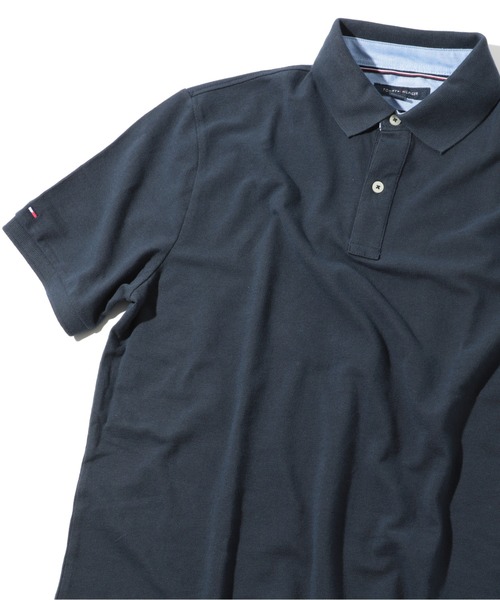 TOMMY HILFIGER（トミーヒルフィガー）の「【TOMMY HILFIGER】ベーシックポロシャツ/POLO（ポロシャツ・メンズ・ブラック/ピンク/ネイビー/ホワイト/グレー・L/M/S）」の4枚目の写真