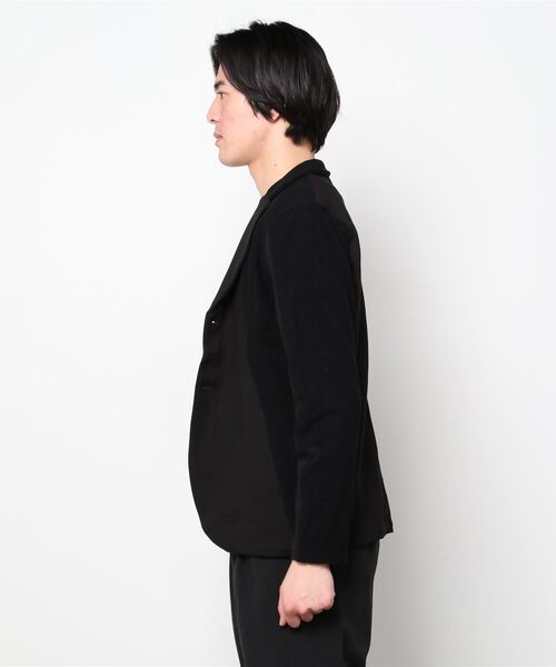 OURET（オーレット）の「ストレッチコールポンチ 2Ｂジャケット（テーラードジャケット・メンズ・ブラック/ベージュ・1/2/3）」の15枚目の写真
