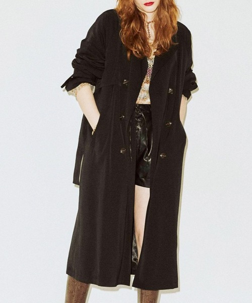 jouetie(ジュエティ)の「ボリュームトレンチコート(トレンチコート・レディース・ブラック/ベージュ/グリーン/その他1・MEDIUM)」の3枚目の写真