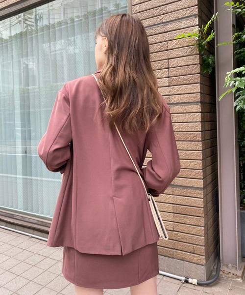 LIPSERVICE（リップサービス）の「オーバーシルエットジャケット（テーラードジャケット・レディース・ピンク系その他/その他1・S/M）」の3枚目の写真