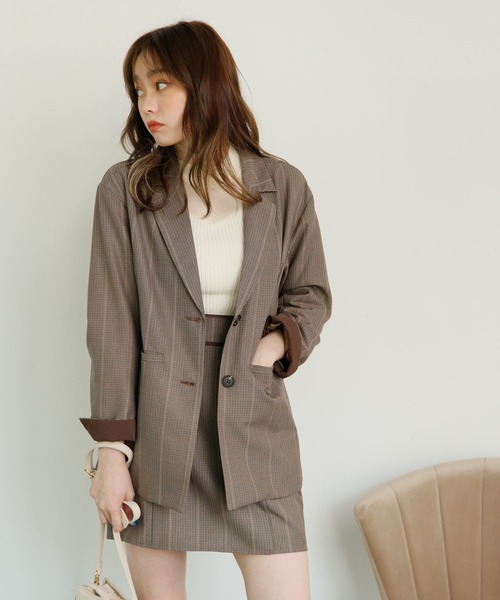 LIPSERVICE（リップサービス）の「オーバーシルエットジャケット（テーラードジャケット・レディース・ピンク系その他/その他1・S/M）」の13枚目の写真