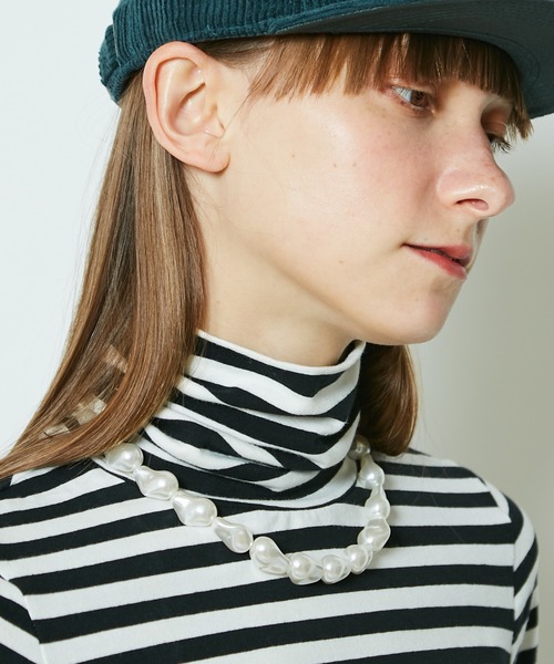 CIAOPANIC（チャオパニック）の「バロックパールネックレス（ネックレス・レディース・オフホワイト・FREE）」の14枚目の写真