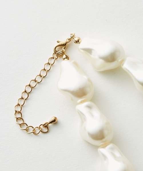 CIAOPANIC（チャオパニック）の「バロックパールネックレス（ネックレス・レディース・オフホワイト・FREE）」の8枚目の写真