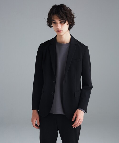 tk.TAKEO KIKUCHI（ティーケータケオキクチ）の「◆Outlast(R)ジャケット(セットアップ対応)（スーツジャケット・メンズ・ブラック/ブラウン系その他・02/03）」の2枚目の写真