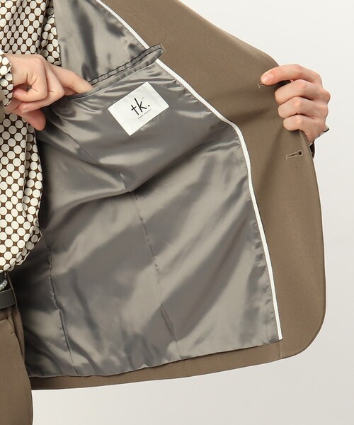 tk.TAKEO KIKUCHI（ティーケータケオキクチ）の「◆Outlast(R)ジャケット(セットアップ対応)（スーツジャケット・メンズ・ブラック/ブラウン系その他・02/03）」の6枚目の写真