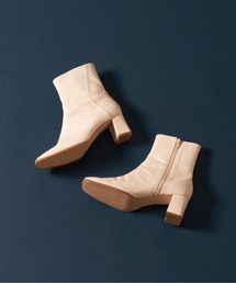 UNITED TOKYO | レザーライクスクエアーブーツ(ブーツ)