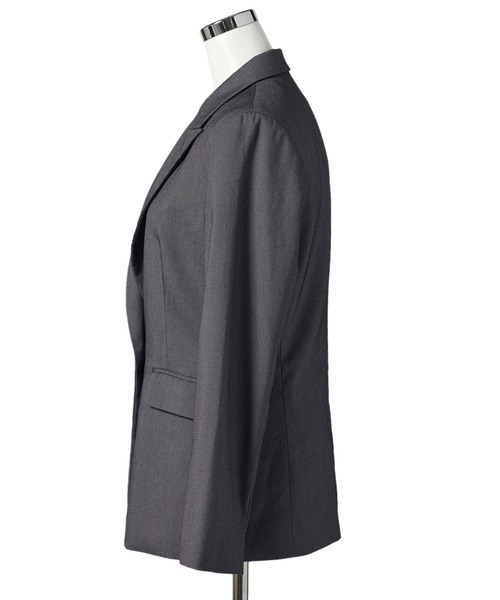 CLEARIMPRESSION （クリアインプレッション）の「【洗えるセットアップ】ピンヘッドピークドラペルジャケット（スーツジャケット・レディース・ブラック/ネイビー・11号/9号/7号）」の10枚目の写真