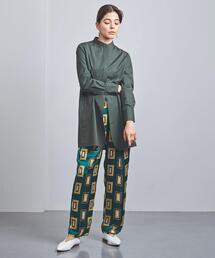 TICCA | ＜TICCA（ティッカ）＞スタンドカラー スリット シャツ(シャツ/ブラウス)