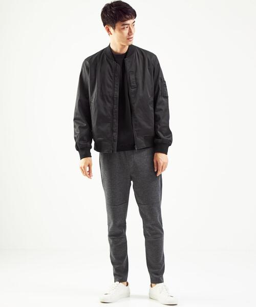 green label relaxing（グリーンレーベルリラクシング）の「【WEB限定】JUSTFIT ポンチ スウェットパンツ（スウェットパンツ・メンズ・ダークグレー/ブラック・S/M/XL/L）」の15枚目の写真