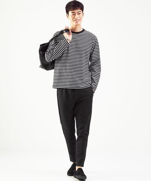 green label relaxing（グリーンレーベルリラクシング）の「【WEB限定】JUSTFIT ポンチ スウェットパンツ（スウェットパンツ・メンズ・ダークグレー/ブラック・S/M/XL/L）」の11枚目の写真