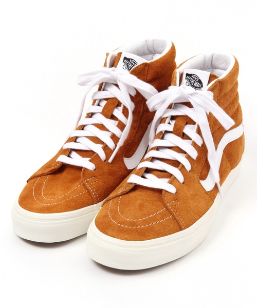 VANS（バンズ）の「VANS／SK8-HI(メンズ)　2944692（スニーカー・メンズ・ネイビー/キャメル・26.5cm/27cm/27.5cm）」の2枚目の写真