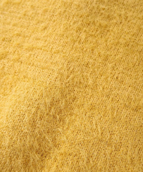 Crisp(クリスプ)の「フラッフィーショートニットカーディガン(カーディガン/ボレロ・レディース・ホワイト/マスタード/パープル・FREE)」の14枚目の写真