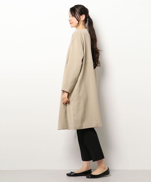 Te chichi（テチチ）の「ノーカラードロストコート（ノーカラーコート