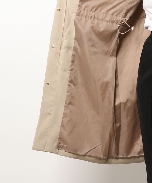 Te chichi（テチチ）の「ノーカラードロストコート（ノーカラーコート・レディース・ネイビー/ベージュ・SMALL/MEDIUM）」の5枚目の写真
