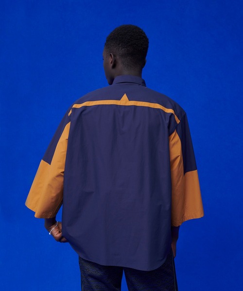 UNITED TOKYO（ユナイテッドトウキョウ）の「バイカラーハーフジッフL/Sシャツ（シャツ/ブラウス・メンズ・オフホワイト/ブラック/ネイビー・FREE）」の18枚目の写真