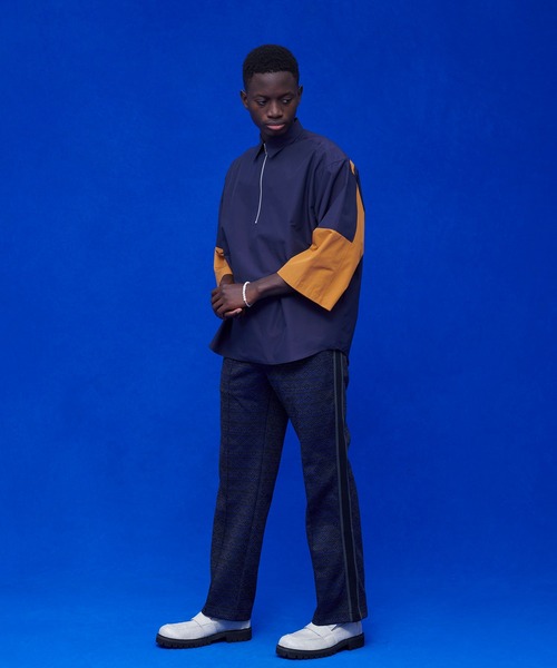 UNITED TOKYO（ユナイテッドトウキョウ）の「バイカラーハーフジッフL/Sシャツ（シャツ/ブラウス・メンズ・オフホワイト/ブラック/ネイビー・FREE）」の15枚目の写真