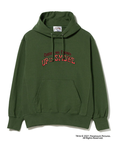 BEAMS（ビームス）の「Wiffle / CHEECH ＆ CHONG Hoodie（パーカー・メンズ・グリーン・SMALL/MEDIUM/LARGE/X-LARGE）」の2枚目の写真